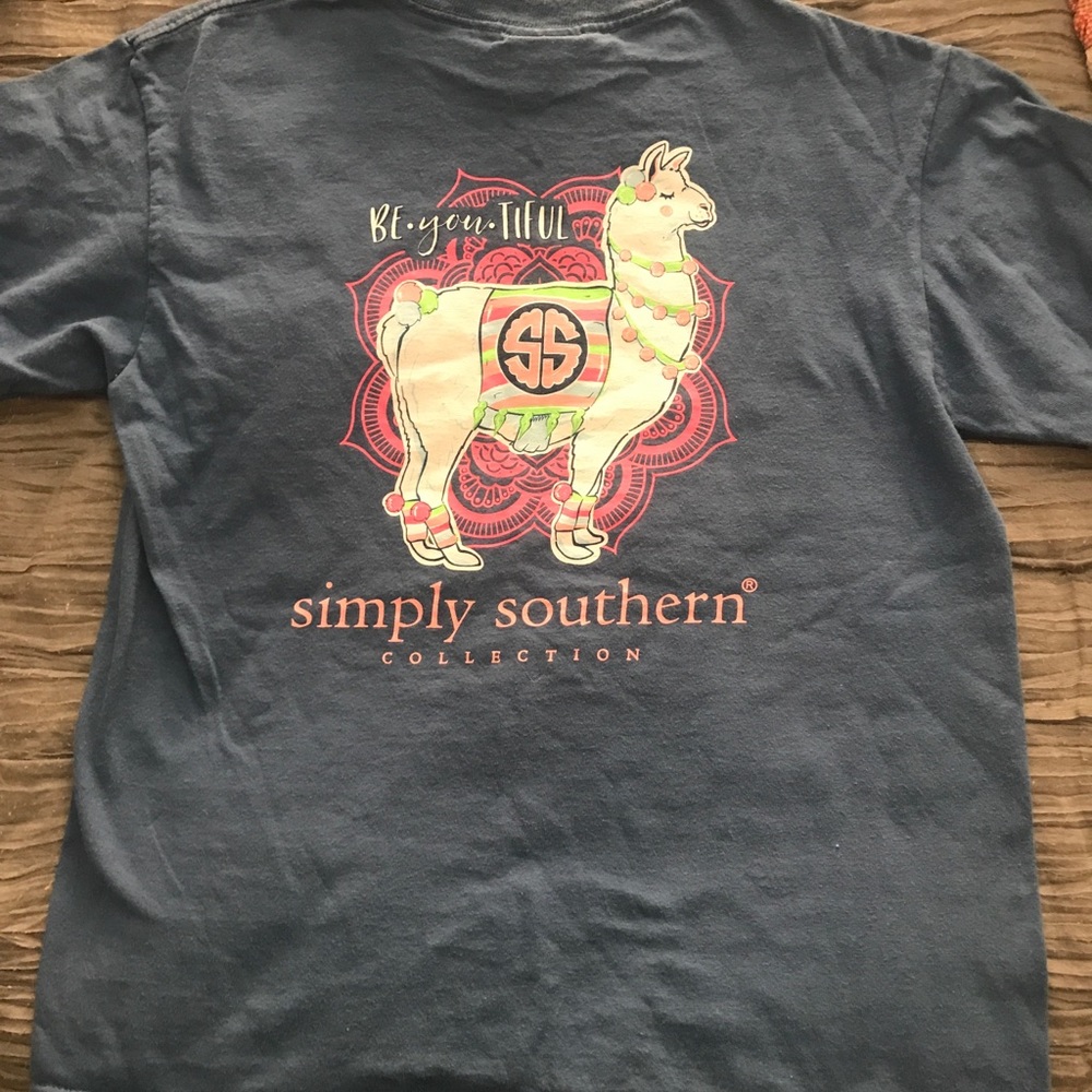 Be-YOU-tiful Llama Simply Southern Tee